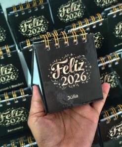 Mini Calendário de Mesa Cute